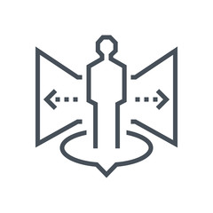 Street view, panaroma icon