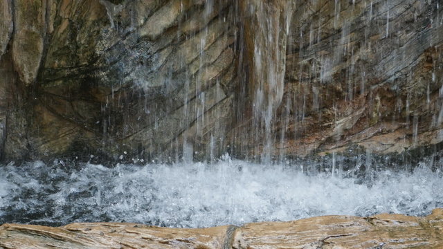 Waterfall closeup abstract