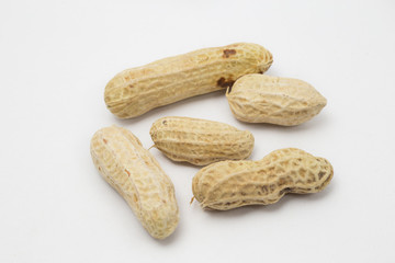 Boiled peanuts, Thai snack.