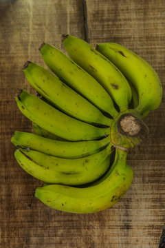 Top View Image of Bunch of Bananas