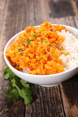 lentils and rice