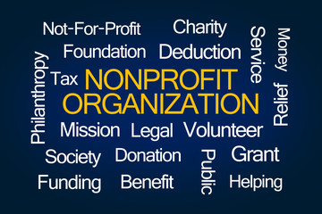 Nonprofit Organization Word Cloud