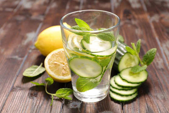 cucumber and lemon water