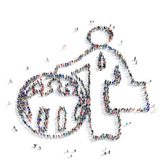 people  man globe cartoon