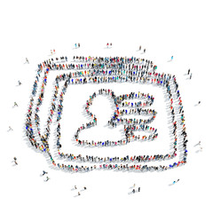 people  shape  badge cartoon