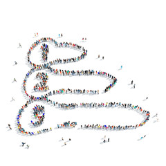 people  graph business icon