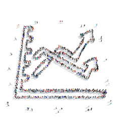people   graph cartoon icon