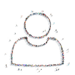 people  man cartoon icon