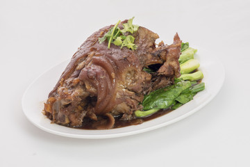 pork leg stewed