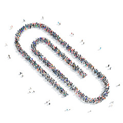 people  paper clip icon