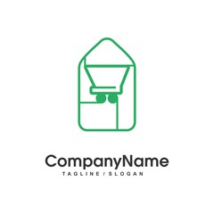 Shop logo icon Vector