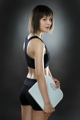 Obraz premium young and fit woman