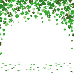 St. Patricks Day Green Shamrocks Cover