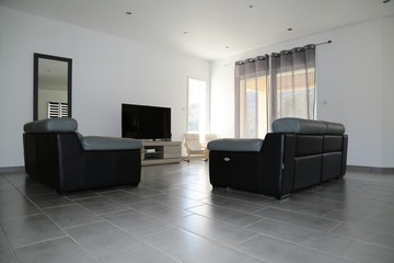 salon, canapé, pièce à vivre