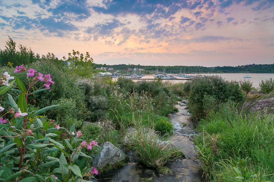 Marina in M&uuml;cheln, Geiseltalsee inm Sachsen-Anhalt