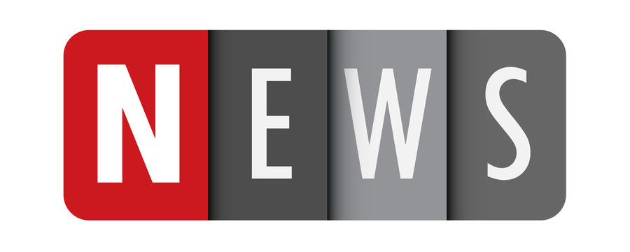 "NEWS" Vector Letters Icon