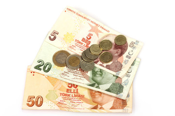 Obraz na płótnie Canvas Turkish currency