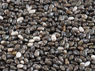 Chia Samen Nahaufnahme