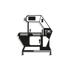 Industrial equipment. Machine. Vector icon.