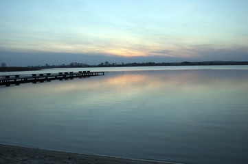 Jezioro, molo © darekb22