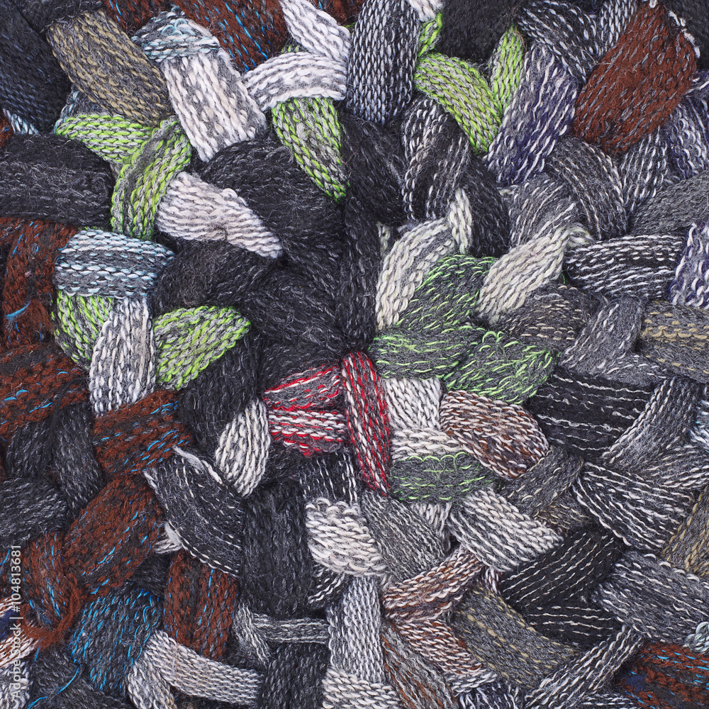 Poster tied cloth for pattern and background