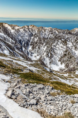 Landscape In Biokovo Mountain And Sea-Croatia