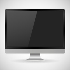 Fototapeta premium Monitor PC, vectoron a white background.... Monitor PC JPEG. Monitor PC Picture. Monitor PC Image. Monitor PC JPG. Monitor PC EPS10. Monitor PC AI.Monitor Drawing - stock vector