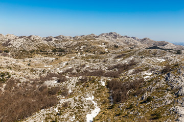 Fototapeta na wymiar Landscape In Biokovo Mountain Nature Park-Croatia