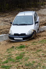 Fototapeta na wymiar car wreck