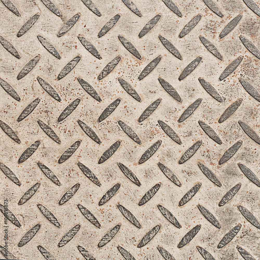 Aufkleber design on steel for pattern and background