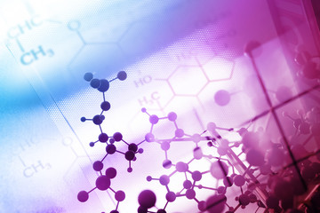 DNA, Molecule, Chemistry in laboratory lab test