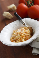 Risotto with tomatoes
