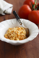 Risotto with tomatoes
