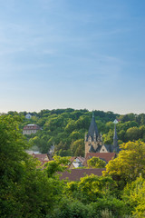 Fototapeta na wymiar Kirche St Elisabeth in Roßbach, Naumburg Saale