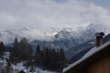 tetto casa di montagna chalet casa di montana 