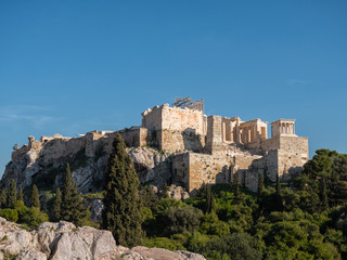 Fototapeta na wymiar Acropolis hill in Athens Greece