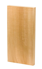 linden board on a white background