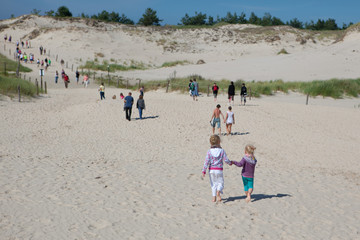 sand dunes on the Baltic Sea
