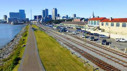 Aerial view of New Orleans, Lousiana