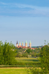 Blick zum Naumburger Dom, Naumburg/Saale