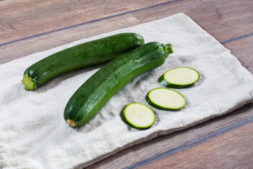 Fresh, young zucchini