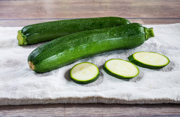 Fresh, young zucchini