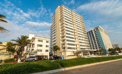 Fototapeta na wymiar Buildings of Fort Lauderdale, Florida