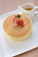 pancakes with honey 