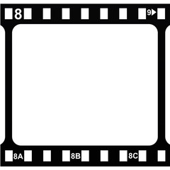 Film strip vector illustration.