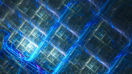 Abstract metal grill. Protective electric field of high power. Mysterious psychedelic relaxation wallpape. Sacred geometry. Fractal Wallpaper pattern desktop. Digital artwork creative graphic design.