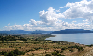 Fototapeta na wymiar lake prespa, macedonia