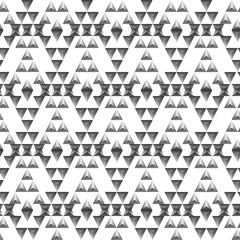 Seamless low poly boho pattern