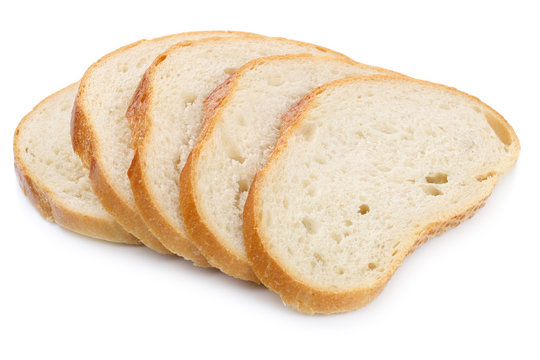 Brot Weißbrot Scheiben geschnitten Brotscheiben Freisteller fre