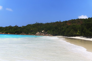 Strand Anse Lazio, Praslin, Seychellen, Afrika, Indischer Ozean